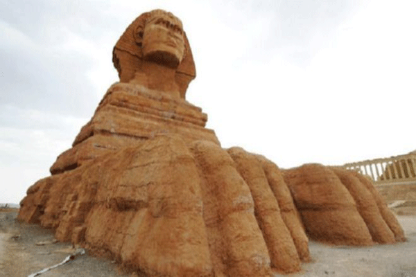 الصين تشيد نسخة جديدة من تمثال أبو الهول