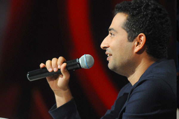 عمرو سعد خلال إطلالته في برنامج 