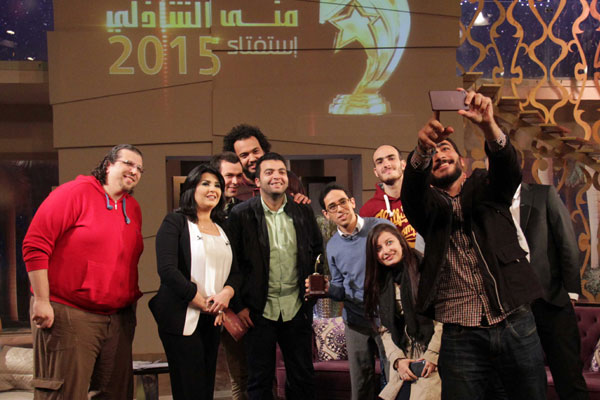 لقطة من حلقة التكريم