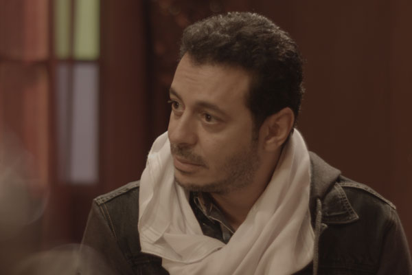 مصطفى شعبان في مشهد تمثيلي