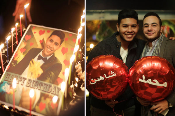 محمد شاهين يحتفل بعيد ميلاده