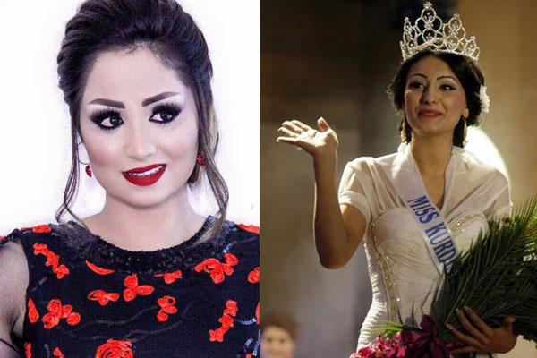 برواز حسين في حفل انتخاب ملكة جمال كردستان