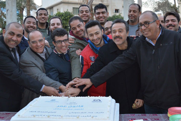 صبّاح إخوان تحتفل بانطلاقة تصوير مسلسلين في القاهرة