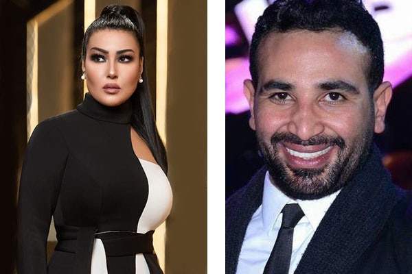 أحمد سعد وسمية الخشاب