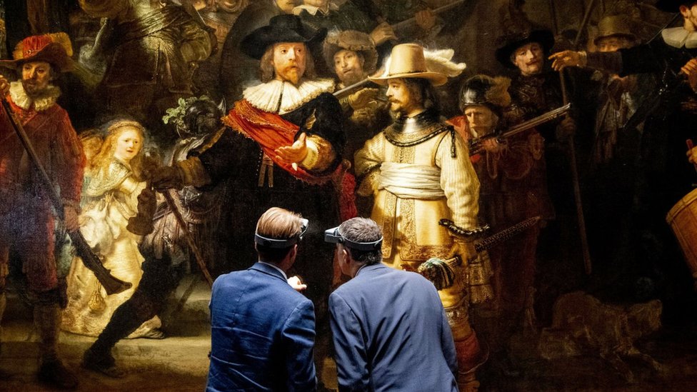 متحف هولندي يعرض بثا حيا لعملية ترميم لوحة رامبرانت 