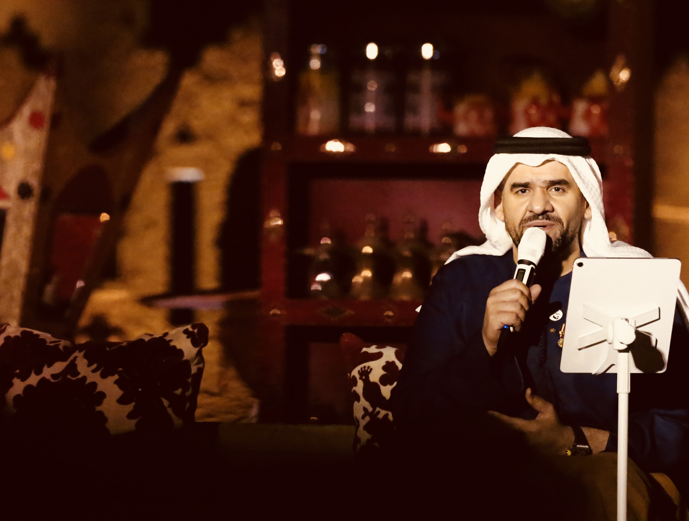 حسين الجسمي عاشق المملكة في شتاء الرياض