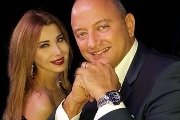الدكتور فادي الهاشم وزوجته الفنانة نانسي عجرم