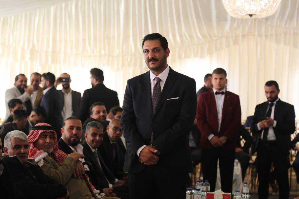 معاذ العمري خلال الجاهة