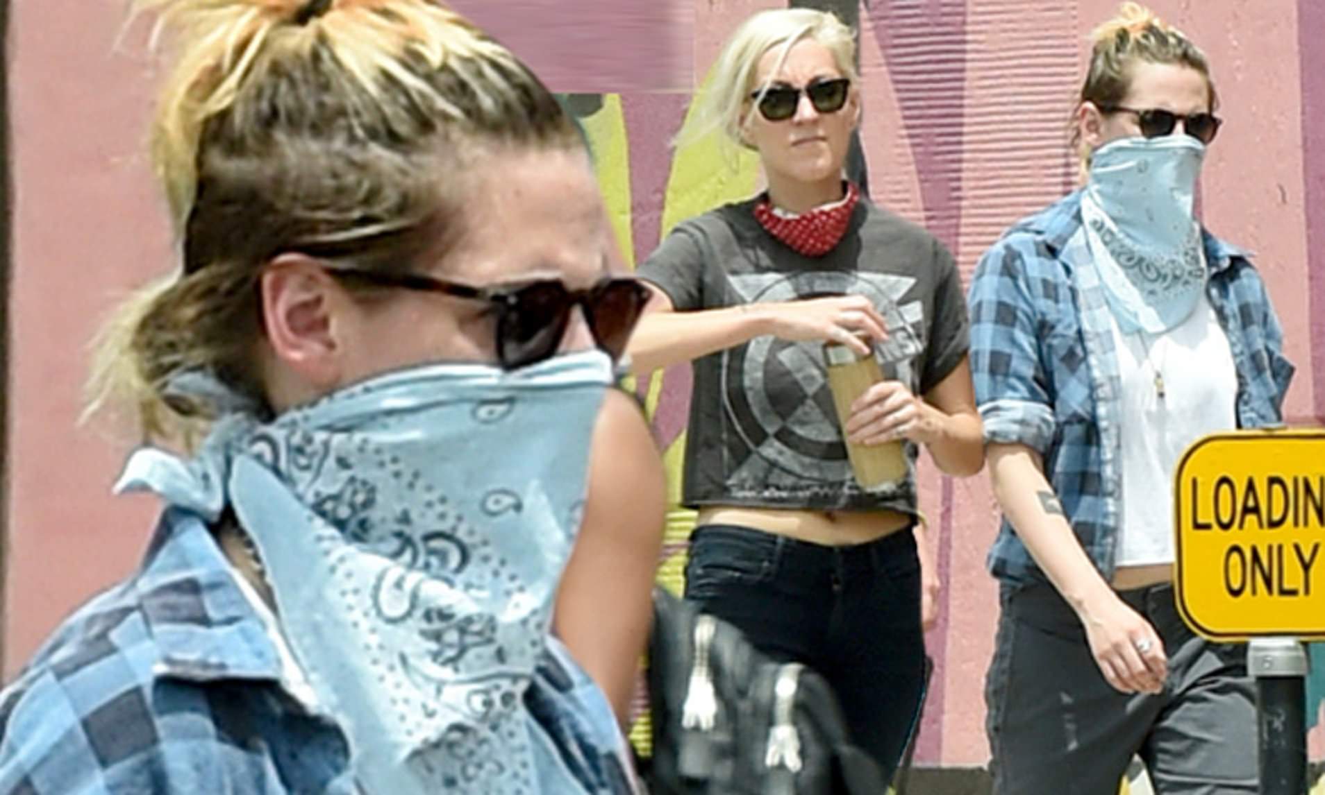 عدسات المصورين ترصد كريستين ستيوارت في تظاهرة تندد بمقتل جورج فلويد