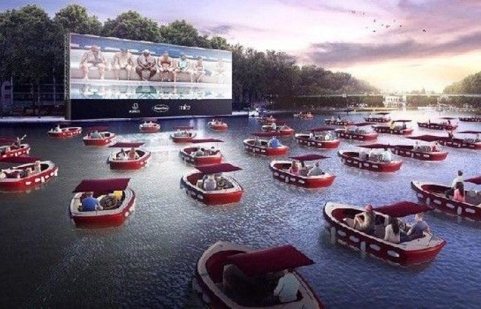 باريس تشهد انطلاق أول صالة للسينما العائمة والمشاهدة تتم من القوارب
