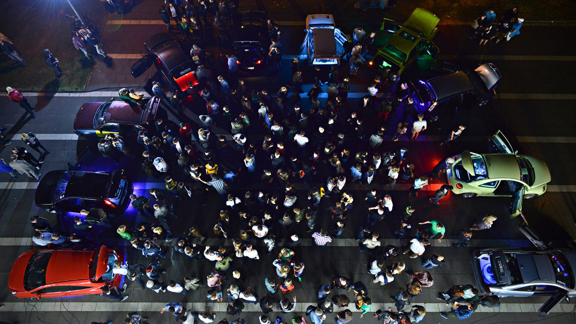 من عرض «أوتوموبيل» للفنان جو نعمة في مدينة مانهايم، ألمانيا