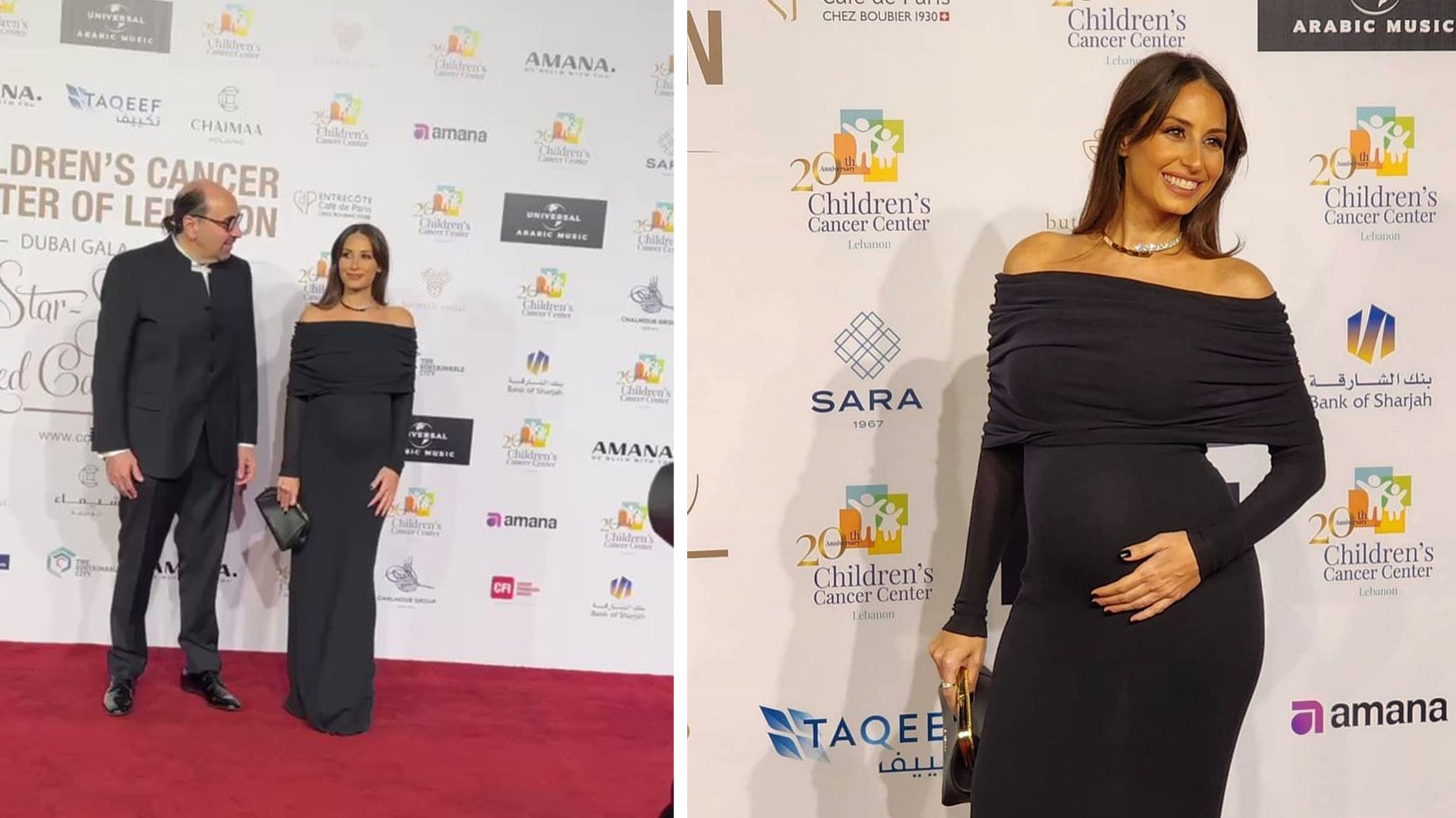 هبة طوجي تنتظر مولودها الثاني