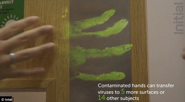 البكتيريا التي توجد على اليدين تنتقل الى 5 أسطح