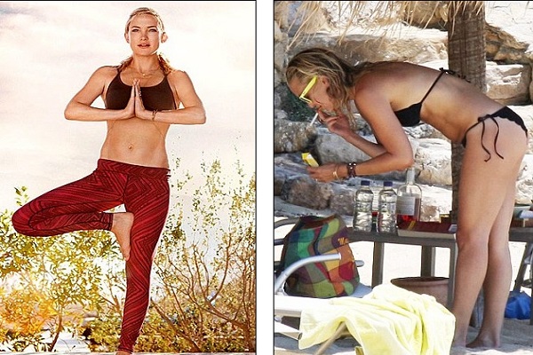 كايت هادسون ...رياضة وتدخين