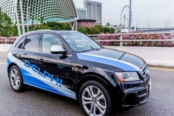 شركة دلفي أوتوموتيف سستعرض أسطول صغير من سيارات الأجرة ذاتية القيادة لنقل الركاب في سنغافورة 