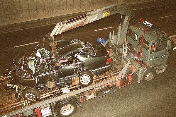 سيارة حادث ديانا للعرض في متحف أميركي