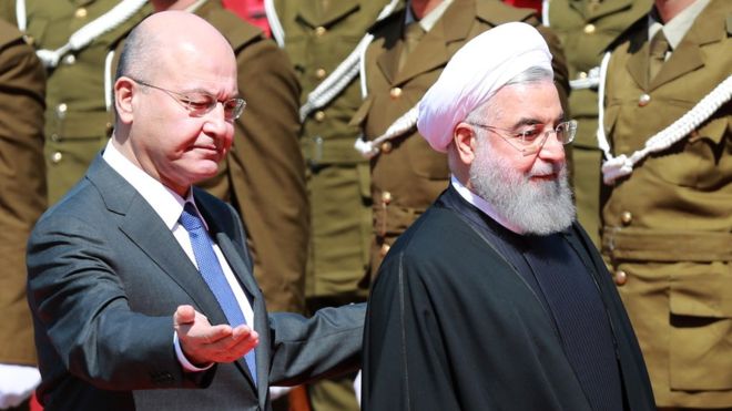 زيارة حسن روحاني: العراق بين خصمين لدودين يتصارعان داخل حدوده