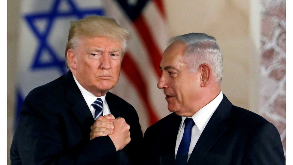 ترامب: حان الوقت للاعتراف بسيادة إسرائيل على مرتفعات الجولان 