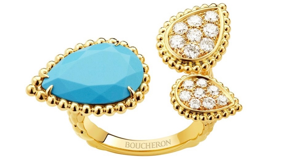 بوشرون تطلق مجوهرات من الفيروز الماس