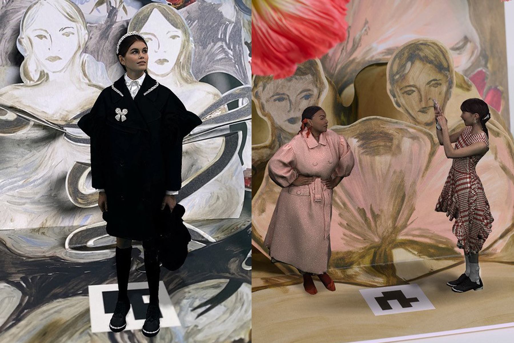 Simone Rocha و H&M يعرضان مجموعة الملابس الجديدة بطريقة الواقع المعزز