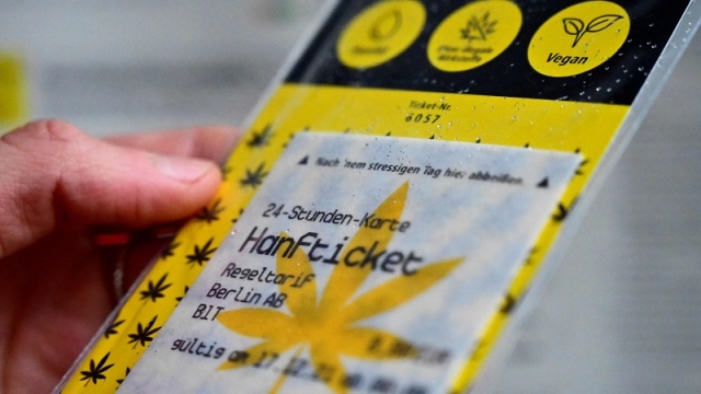 تذكرة مترو برلين بنكهة زيت القنب...وصالحة للأكل