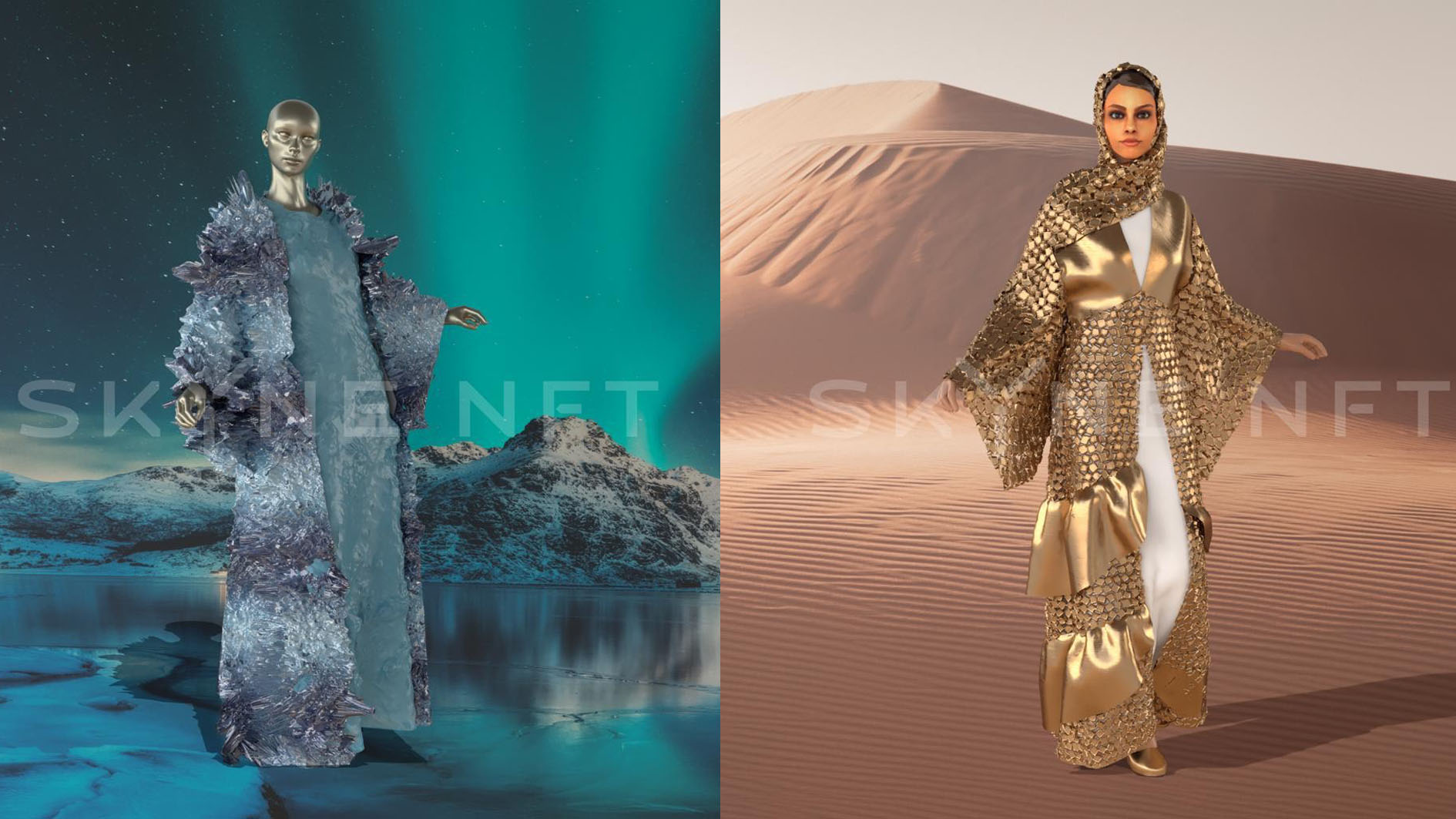 لاروسي تشهد حفل إطلاق أول مجموعة عباءات بتقنية &nbsp;NFT