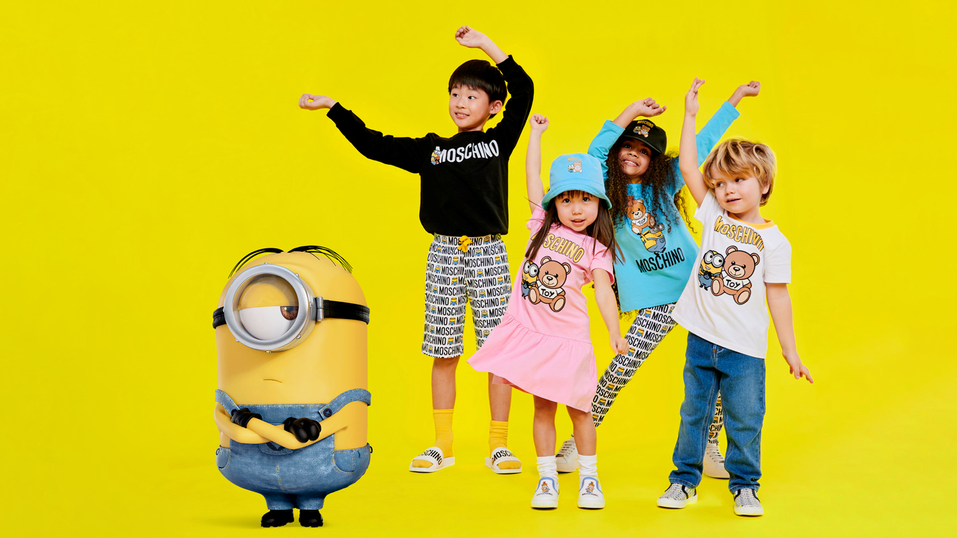  موسكينو تقدم مجموعة "Minions" للأطفال واليافعين