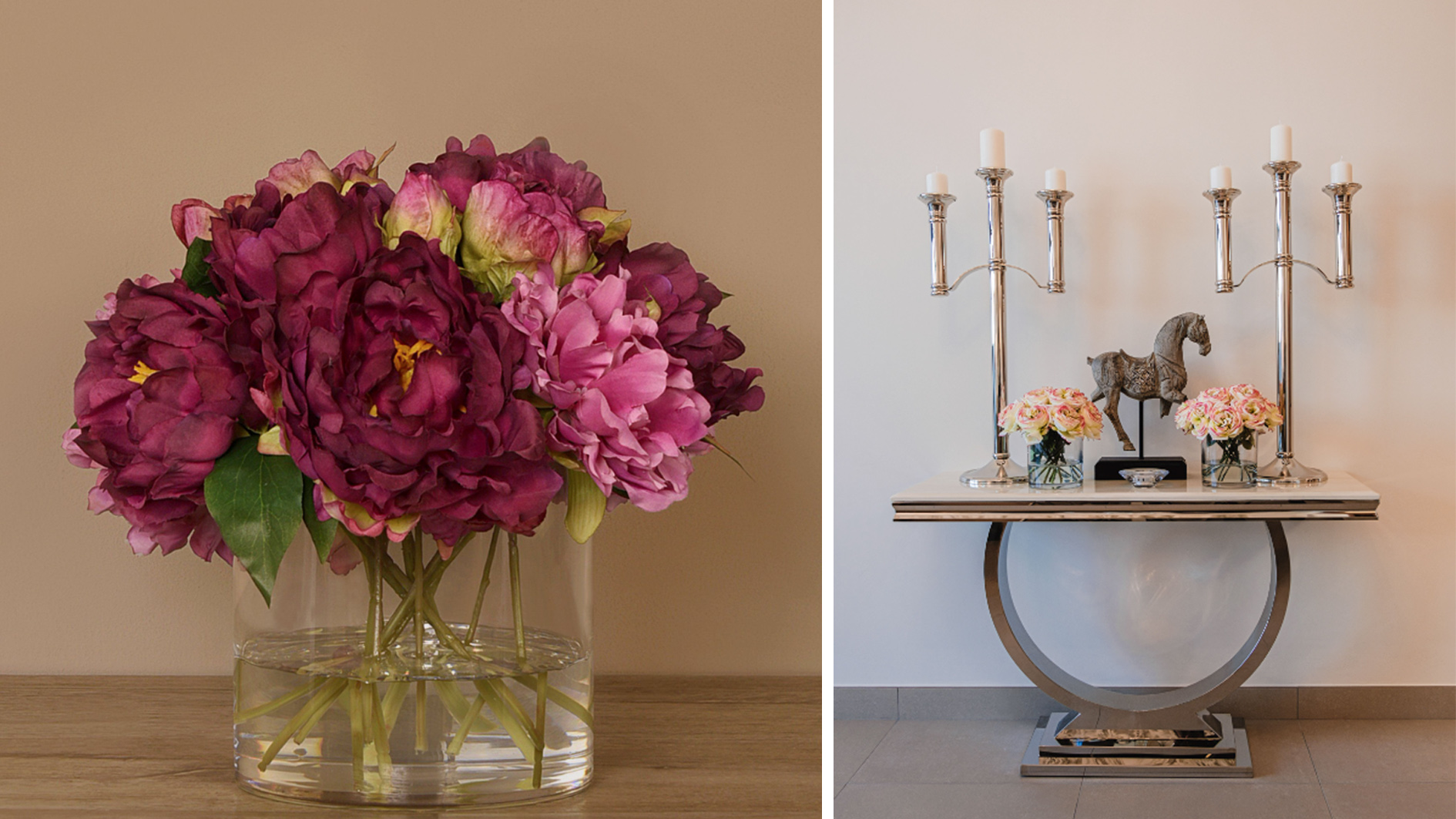 نصائح أساسية لتزيين المنزل بالنباتات والأزهار الاصطناعية