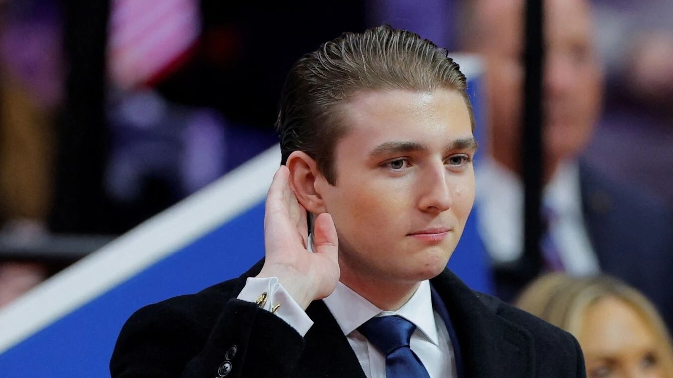 بارون ترامب نجل الرئيس الأميركي دونالد ترامب