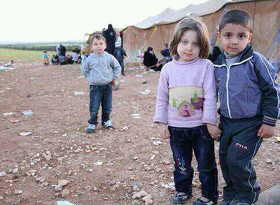 أطفال سوريا في المخيمات