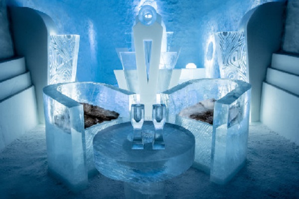 فندق الجليد في السويد.. متعة الاقامة في أجواء متجمدة