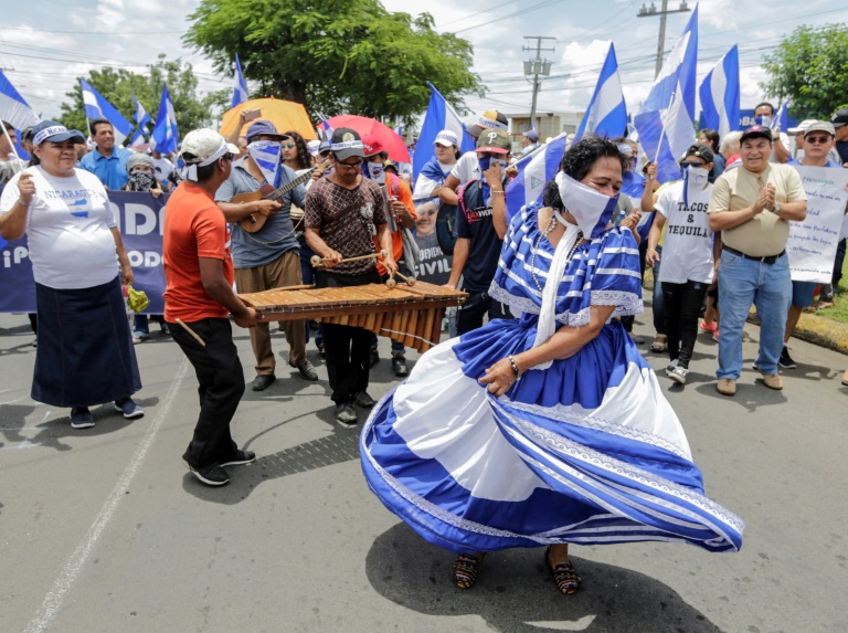 تظاهرة لمعارضي رئيس نيكاراغوا وأخرى لمؤيديه في ماناغوا