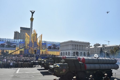 اوكرانيا تحتفل باستقلالها بعرض عسكري غير مسبوق