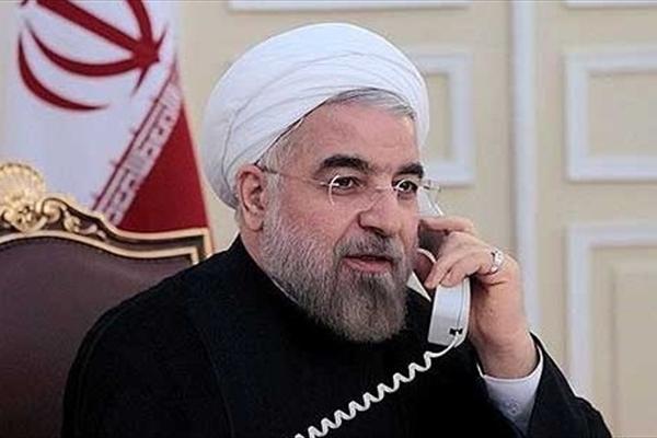 روحاني واتصال هاتفي مع أمير قطر