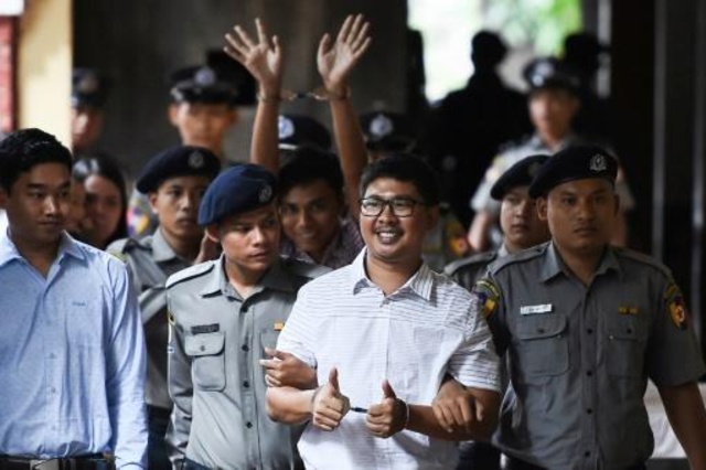 إرجاء الحكم على صحافيين مسجونين في بورما حتى 3 سبتمبر