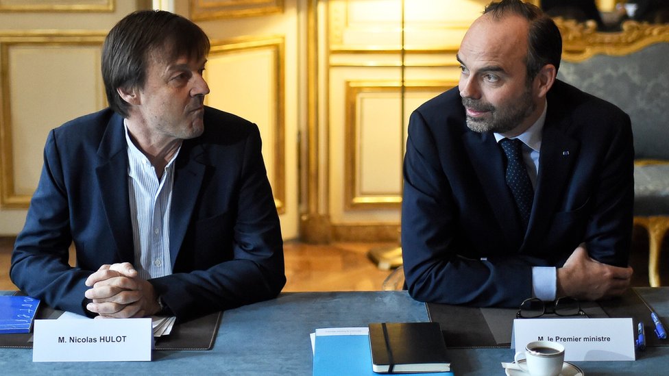 استقالة وزير البيئة الفرنسي نيكولا أولو بصورة مفاجئة أثناء مقابلة إذاعية على الهواء