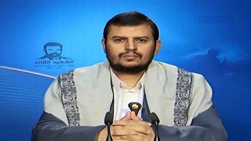 عبد الملك الحوثي خلال خطاب متلفز