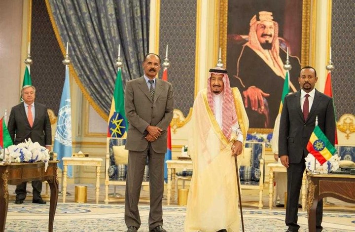 الملك سلمان أشرف على اتفاق السلام بين أريتريا وإثيوبيا