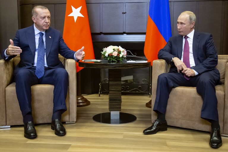 بوتين وأردوغان في سوتشي يوم الإثنين