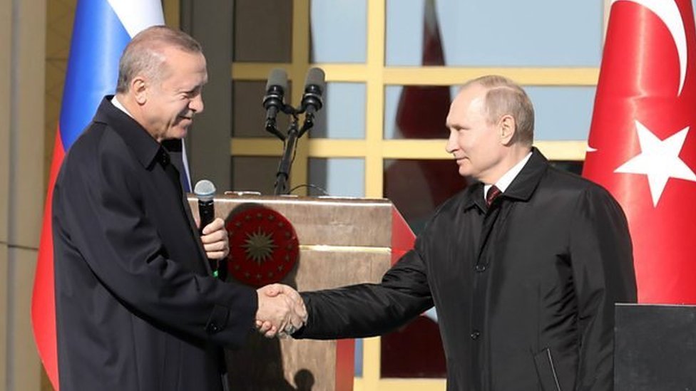 بوتين وأردوغان يلتقيان لمناقشة الأزمة السورية