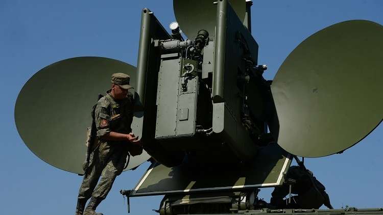 احد اجزاء منظومة التشويش الروسية 