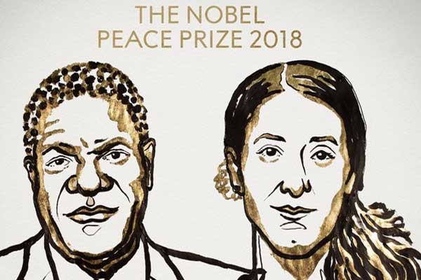 دينيس ماكويغي وناديا مراد حصدا جائزة نوبل للسلام لهذا العام