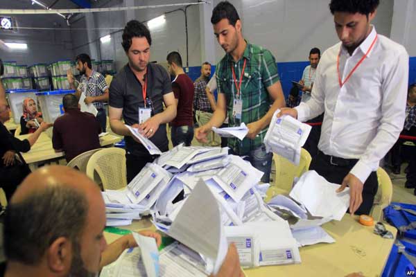 عمليات فرز الأصوات لانتخابات برلمان إقليم كردستان العراق