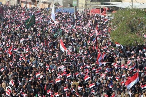 عراقيون في أحد تجمعاتهم