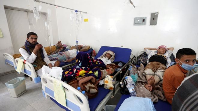 منظمة حقوقية: الحُديدة مركز تفشٍّ للكوليرا في اليمن