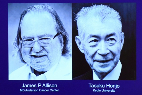 نوبل الطب إلى الأميركي جيمس ب. أليسون والياباني تاسوكو هونجو