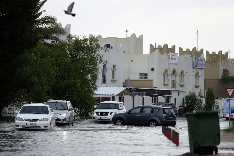جانب من فيضانات قطر