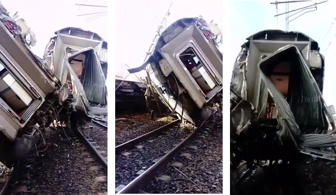 ضحايا حادث القطار في المغرب يرتفع إلى 7 قتلى و125 جريحا