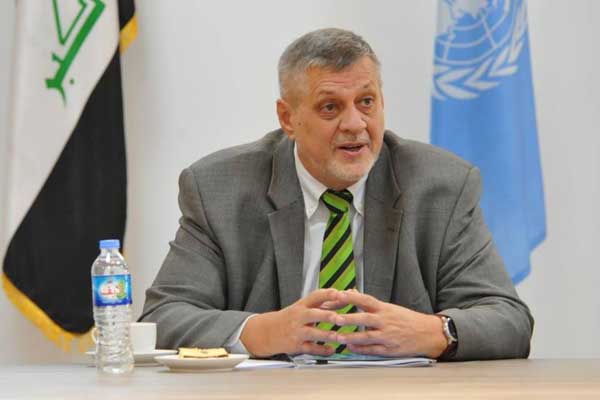 يان كوبيش رئيس بعثة الأمم المتحدة في العراق