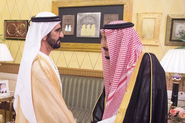 محمد بن راشد يلتقي العاهل السعودي في الرياض